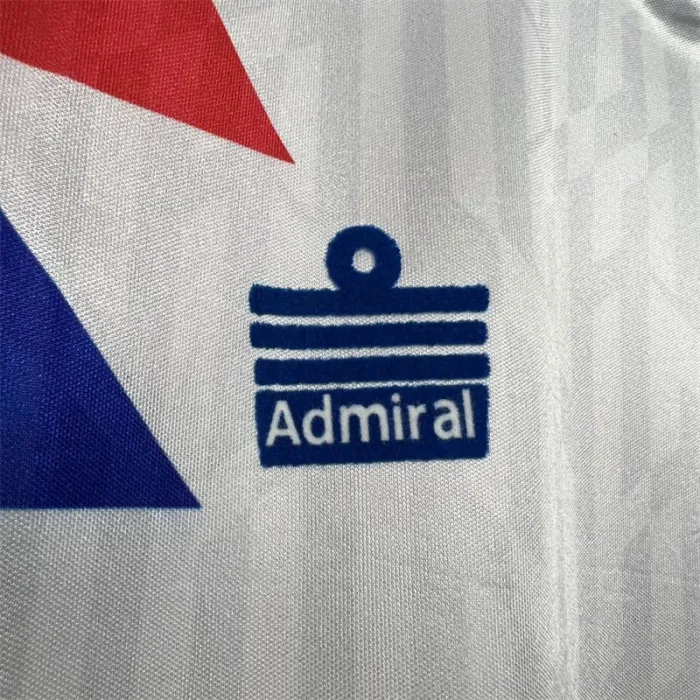 Camiseta de fútbol retro de visitante del Rangers 1990-1992