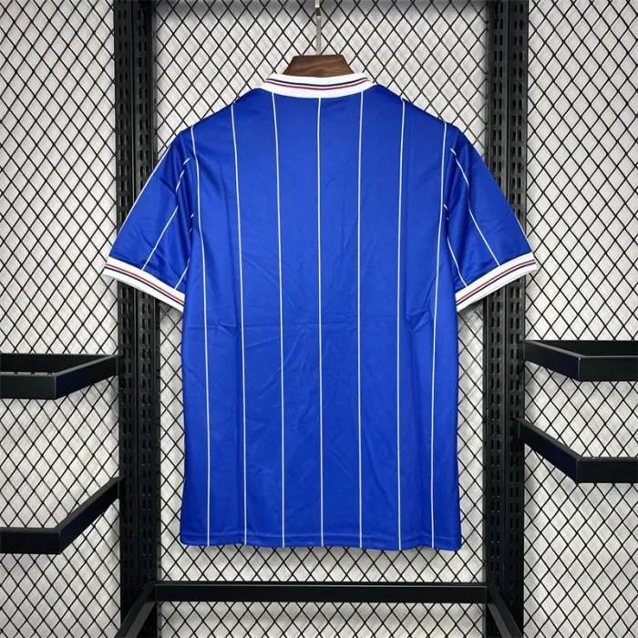 Camiseta de fútbol retro de local del Rangers 1982-1984