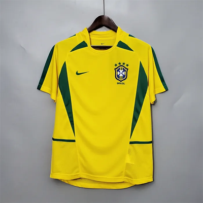 Camiseta de Brasil de local 2002 retro