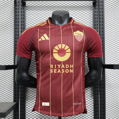 Versión de jugador Camiseta de fútbol AS Roma Home Kit 24/25