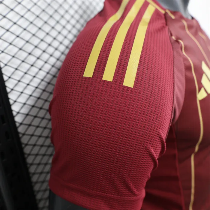 Versión de jugador Camiseta de fútbol AS Roma Home Kit 24/25