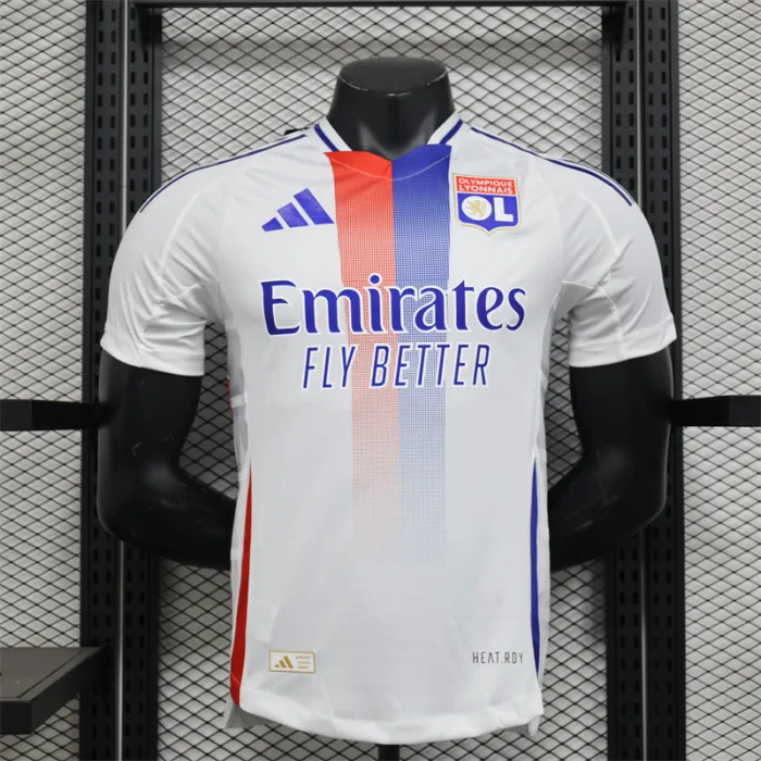 Versión de jugador Camiseta de fútbol del Lyon Home Kit 24/25