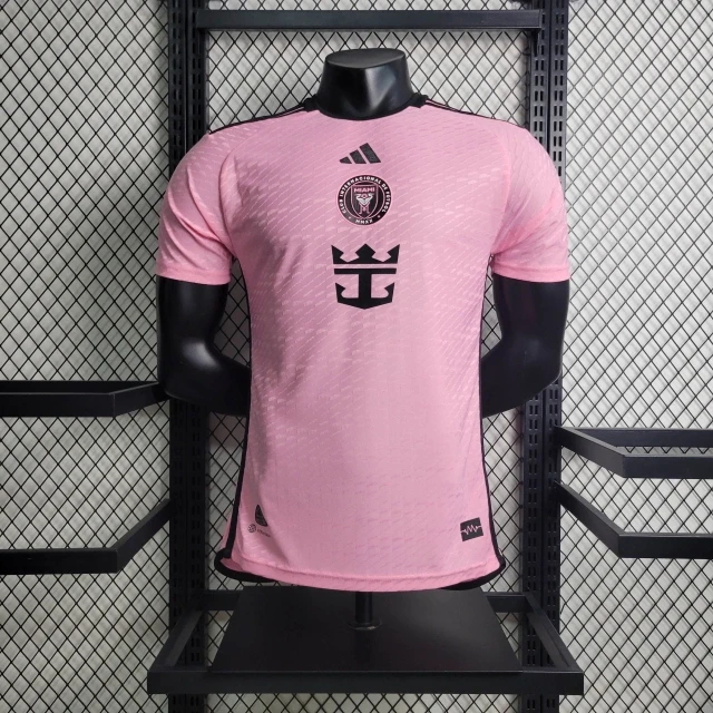 Camiseta de fútbol de la versión de jugador del Inter Miami Home Kit 24/25 Messi