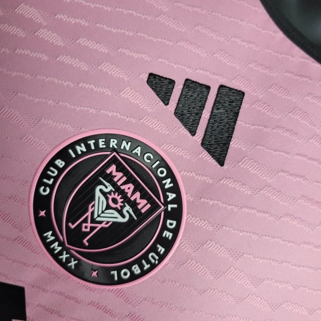 Camiseta de fútbol de la versión de jugador del Inter Miami Home Kit 24/25 Messi