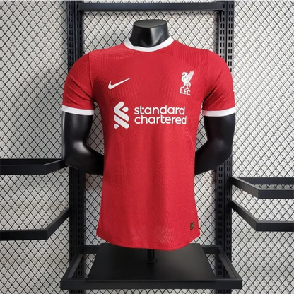 Camiseta de fútbol del equipo de fútbol de la versión de jugador del Liverpool Jersey Home Kit 23/24