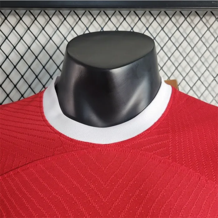 Camiseta de fútbol del equipo de fútbol de la versión de jugador del Liverpool Jersey Home Kit 23/24