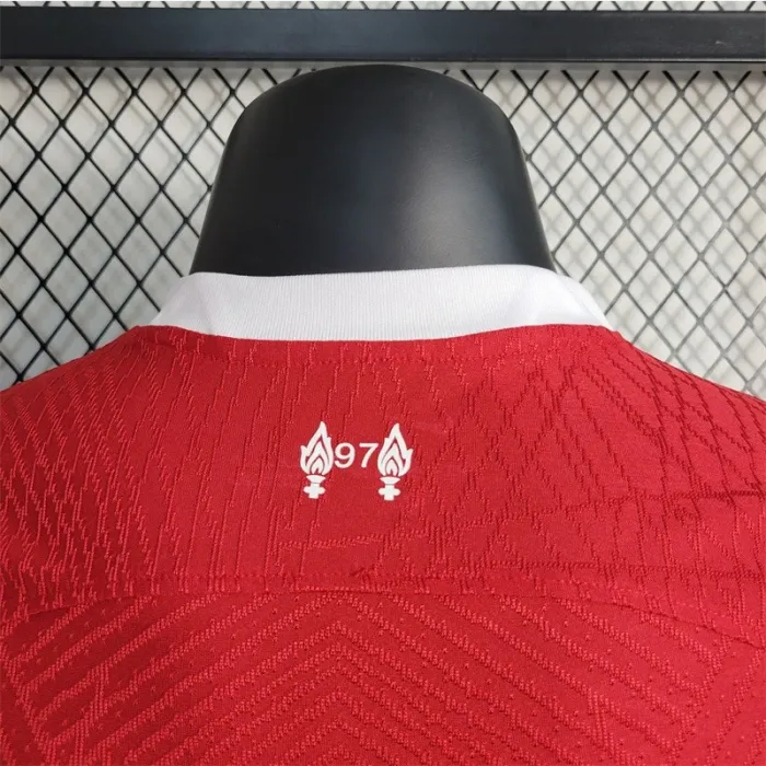 Camiseta de fútbol del equipo de fútbol de la versión de jugador del Liverpool Jersey Home Kit 23/24