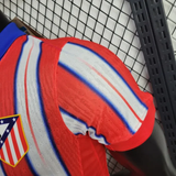 Player Atletico Madrid Home Kit 24/25 Football Jersey - PalmSportss