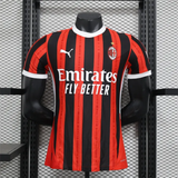 Player AC Milan Home Kit 24/25 Football Jersey - PalmSportss