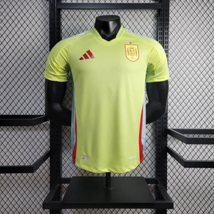 Player Spain Away Kit 24/25 Euro Cup 2024 Football Jersey