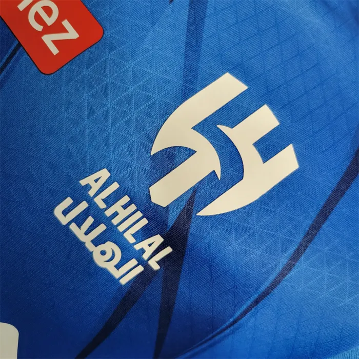 Camiseta de local del Al-Hilal Riyadh 23/24 Kit de fútbol Neymar 2023 2024 Versión de jugador Camiseta de fútbol