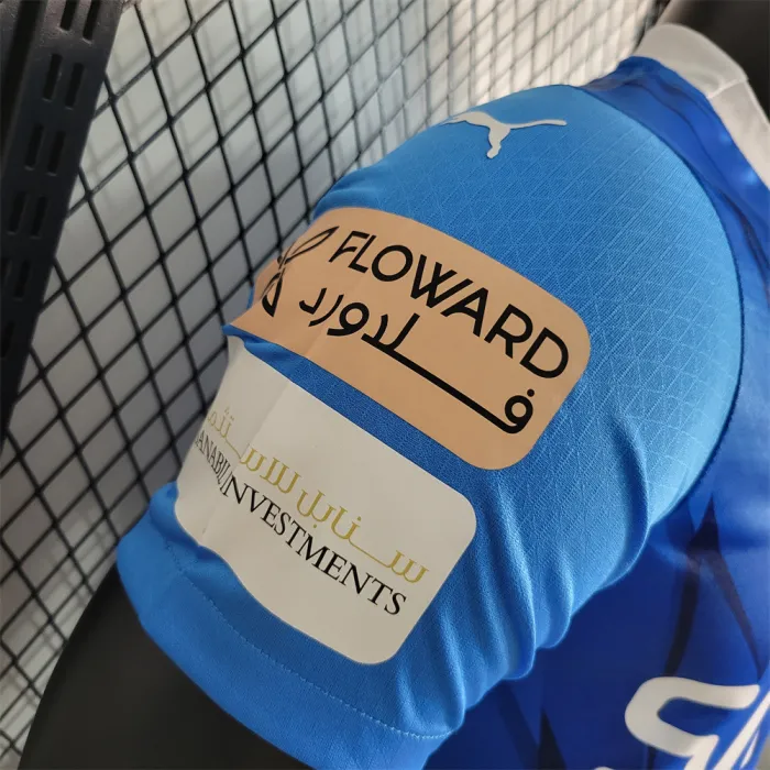 Camiseta de local del Al-Hilal Riyadh 23/24 Kit de fútbol Neymar 2023 2024 Versión de jugador Camiseta de fútbol