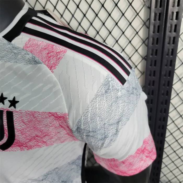 Camiseta de visitante de la Juventus 23/24 Versión de jugador Kit de fútbol 2023 2024 Camiseta del equipo de fútbol