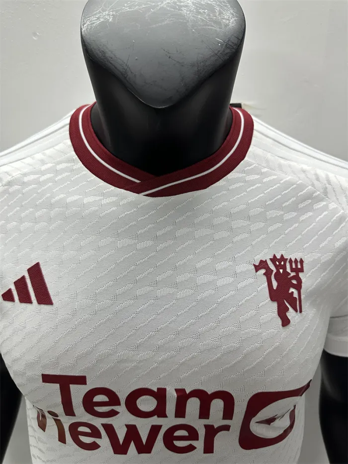 Camiseta de fútbol de la tercera equipación del Manchester United 23/24, versión para jugadores, 2023-2024