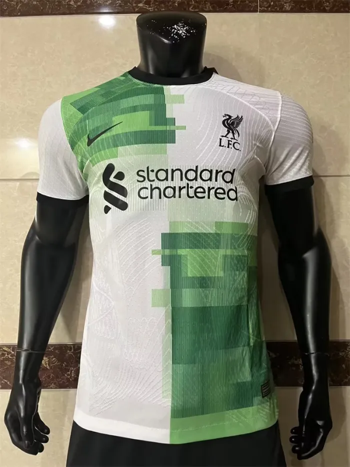 Camiseta de fútbol de visitante del Liverpool 23/24, versión de jugador, camiseta del equipo de fútbol 2023 2024