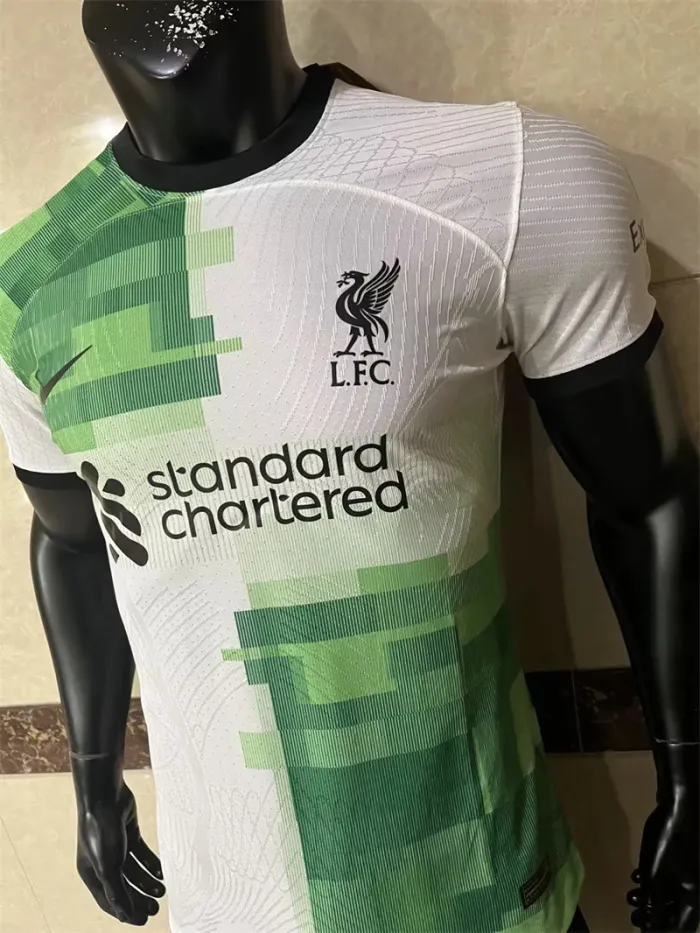 Camiseta de fútbol de visitante del Liverpool 23/24, versión de jugador, camiseta del equipo de fútbol 2023 2024