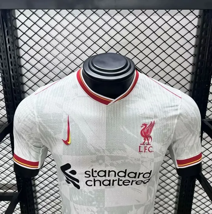 Predictive Liverpool Jersey Third Kit 24/25 Player Version Football Team Soccer Shirt