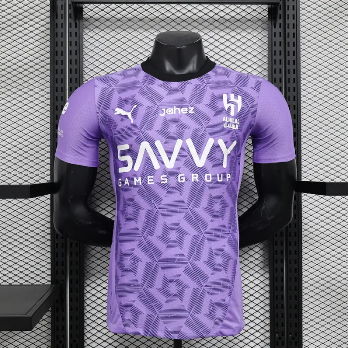 Versión del jugador Camiseta de fútbol 24/25 de tercera equipación del Al-Hilal Riyadh