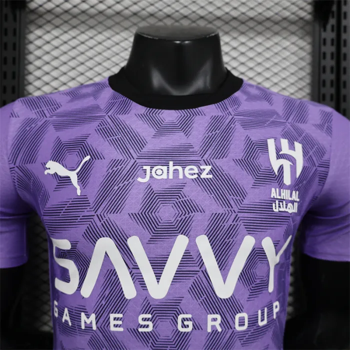 Versión del jugador Camiseta de fútbol 24/25 de tercera equipación del Al-Hilal Riyadh