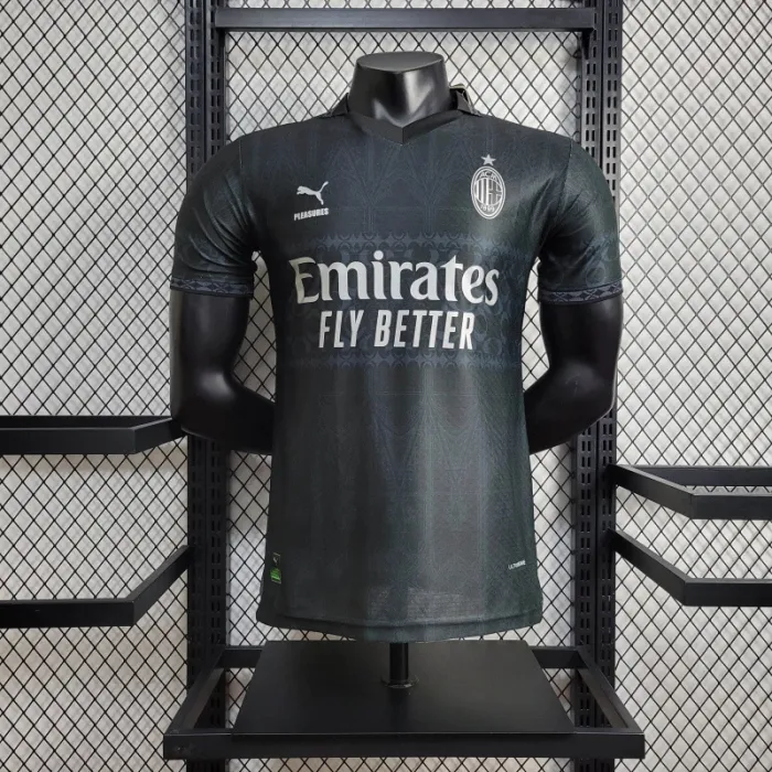 AC Milan Away Jersey 23/24 Player Version Football Kit 2023 2024 Soccer Team Shirt