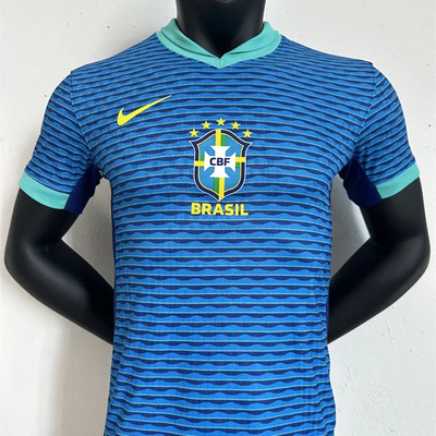 Player Brazil Away Kit 24/25 Copa America 2024 Football Jersey