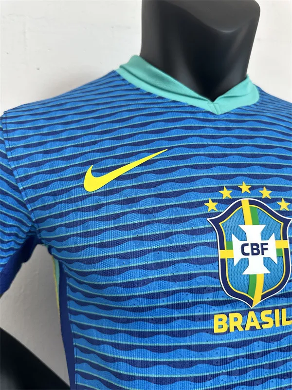 Camiseta de fútbol de visitante de Brasil 24/25 Copa América 2024