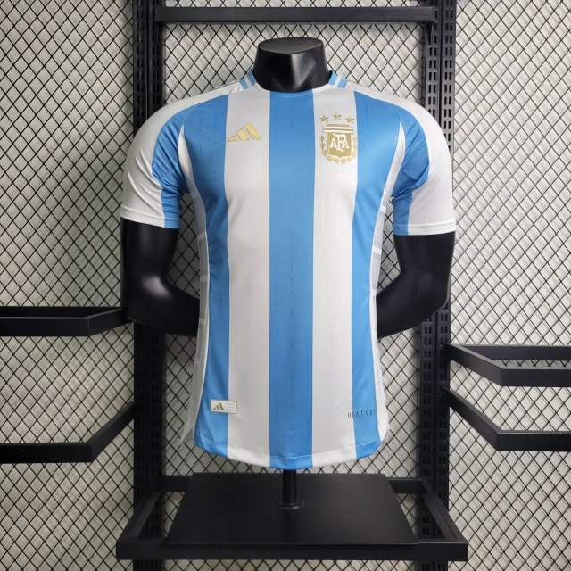 Camiseta de fútbol de la Copa América 2024 de Argentina, equipo local 24/25, Messi