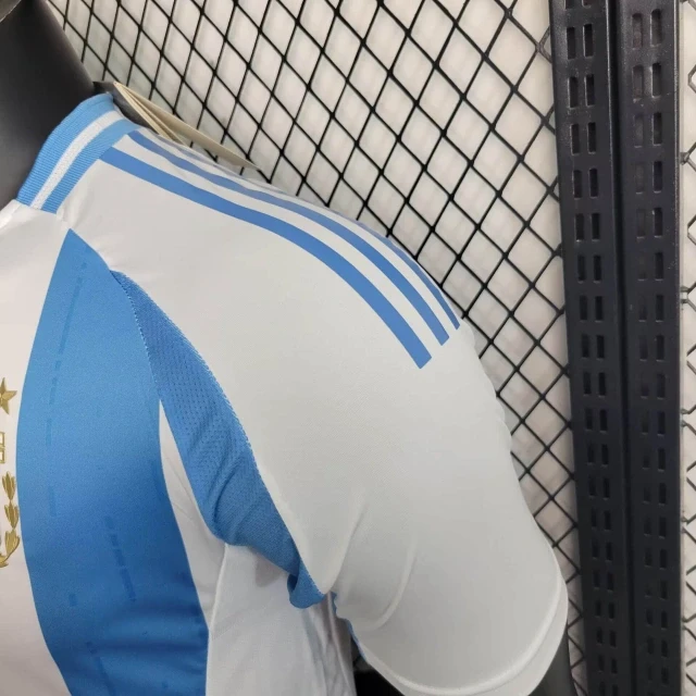 Camiseta de fútbol de la Copa América 2024 de Argentina, equipo local 24/25, Messi