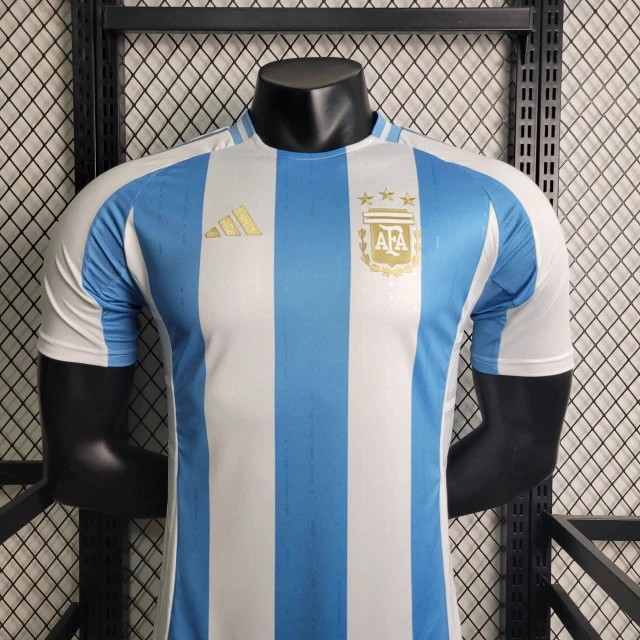 Camiseta de fútbol de la Copa América 2024 de Argentina, equipo local 24/25, Messi
