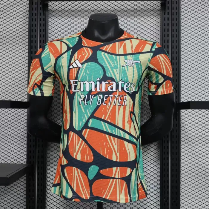 Camiseta de fútbol del Arsenal 24/25 para antes del partido