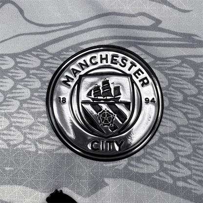 Dragon New Year Manchester City Jersey Special Kit 23/24 Kids Football Team Soccer Shirt