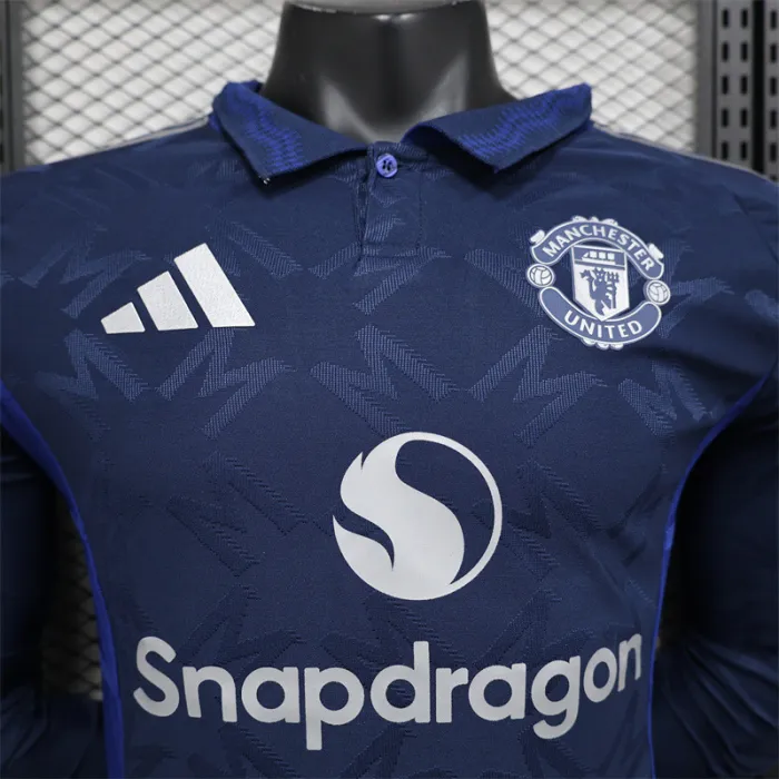 Camiseta de fútbol de manga larga del Manchester United para la temporada 24/25