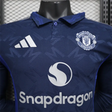 Player Manchester United Away Kit 24/25 Football Jersey Long Sleeves - PalmSportss