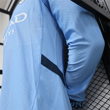 Player Version Manchester City Home Kit 24/25 Football Jersey Long Sleeves - PalmSportss