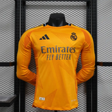 Player Version Real Madrid Away Kit 24/25 Football Jersey Long Sleeves - PalmSportss