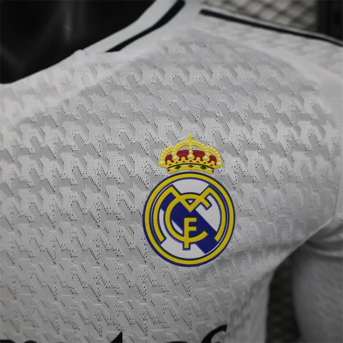 Player Version Real Madrid Home Kit 24/25 Football Jersey Long Sleeves