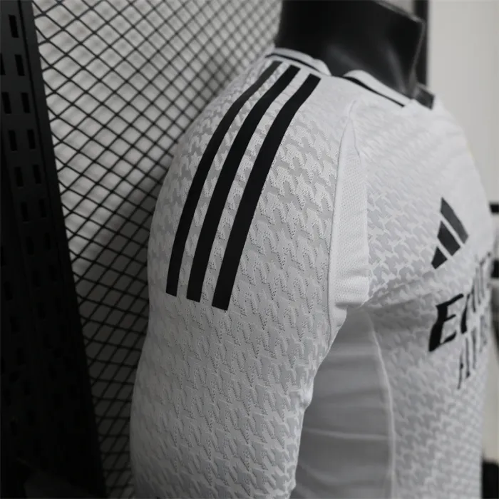 Player Version Real Madrid Home Kit 24/25 Football Jersey Long Sleeves