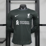 24/25 Liverpool Away Long Sleeve Kit Player Version Football Jersey My Store