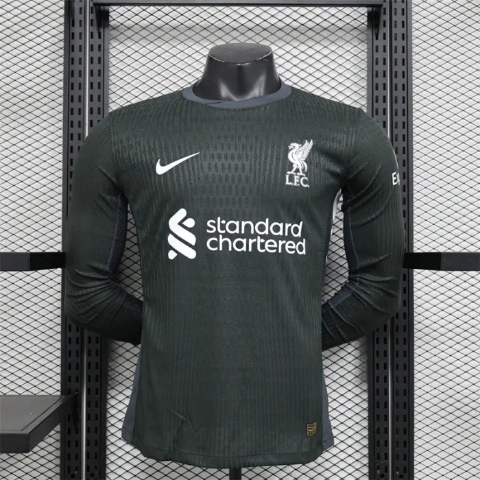Camiseta de fútbol de visitante del Liverpool 24/25, versión de jugador