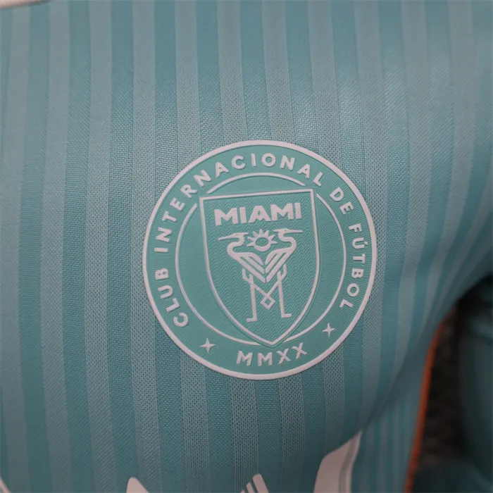 Camiseta de fútbol de manga larga de Messi para el Inter de Miami, tercera equipación 24/25