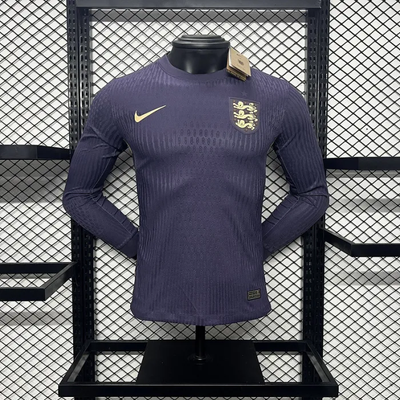 Camiseta de fútbol de manga larga de la Eurocopa 2024 de Inglaterra para la visitante 24/25
