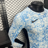 Player Portugal Away Kit 24/25 Euro Cup 2024 Football Jersey Long Sleeves - PalmSportss