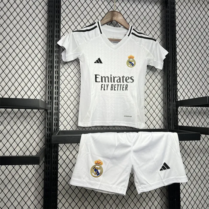 Kids Real Madrid Home Kit 24/25 Football Jersey