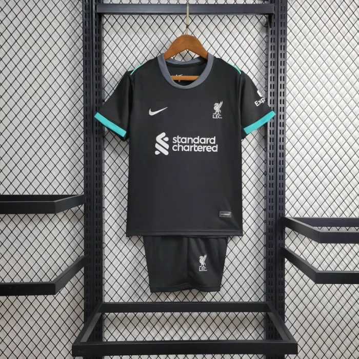Camiseta de fútbol infantil de visitante del Liverpool 24/25