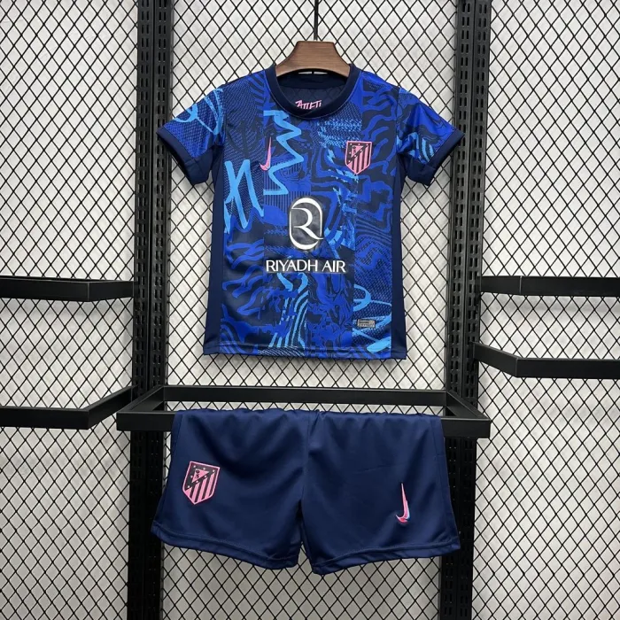 Camiseta de fútbol infantil del Atlético de Madrid 2024/2025 de tercera equipación