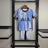 Kids Tottenham Hotspur Away Kit 24/25 Football Jersey - PalmSportss