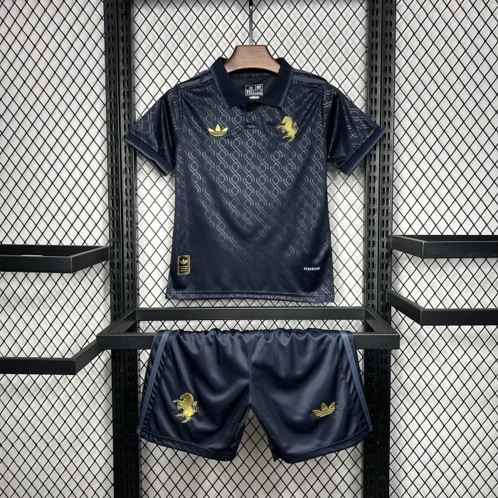 Kit de fútbol para niños de la Juventus 24/25 Tercera camiseta