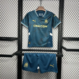 Kids Marseille Away Jersey 24/25 Football Kit - PalmSportss
