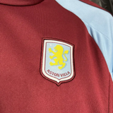 Kids Aston Villa Home Kit 24/25 Football Jersey - PalmSportss