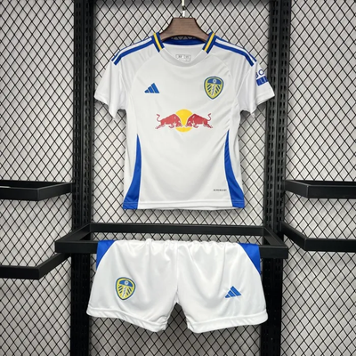 Camiseta de fútbol infantil del equipo local del LEEDS United 24/25